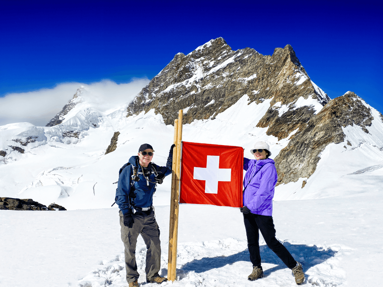 Gäste auf einer privaten Alpentour